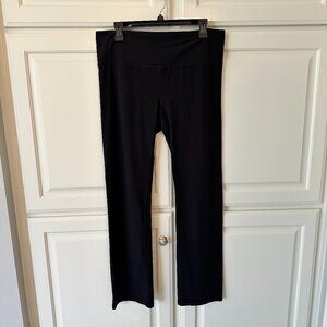 Athleta Elation Ultra High Rise Straight Leg Pant, Black, Size XL #981680